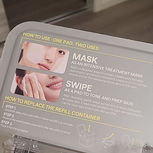 Mediheal NEW Madecassoside Blemish Pad 100 Pads Cotton Facial Toner refill only - Picture 4 of 5